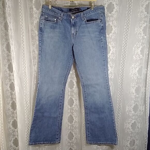 Vintage Calvin Klein Jones Flare Women's Jeans Size 14 - Picture 2 of 15